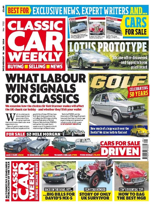 Title details for Classic Car Weekly by H BAUER PUBLISHING LIMITED - Available